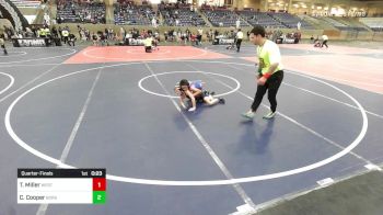 62 lbs Quarterfinal - Tripp Miller, West Amarillo WC vs Colton Cooper, Borger