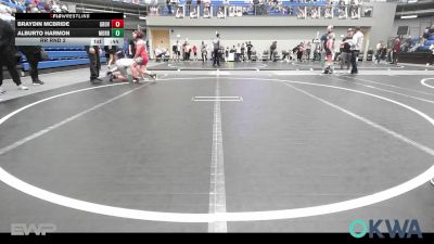 130 lbs Rr Rnd 2 - Braydin McBride, Grover Rains Wrestling Club vs Alburto Harmon, Morrison Takedown Club