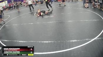 61 lbs Semifinal - Knox Montgomery, Pelion Youth Wrestling vs Christian Masters, Summerville Takedown Club