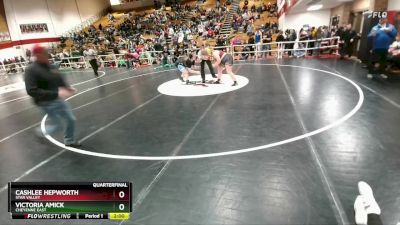 235 lbs Quarterfinal - Victoria Amick, Cheyenne East vs Cashlee Hepworth, Star Valley