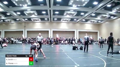 88 lbs Quarterfinal - Alexa Smith, Wolfpack WC vs Audrey Flores, Warriors Of Christ