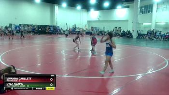 115 lbs Round 3 (8 Team) - Vivanna Caullett, Wellington vs Cyla Adams, Team Montana Silver
