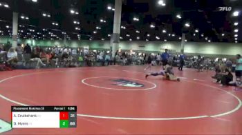 130 lbs Placement Matches (8 Team) - Dayauna Myers, FC Boom Squad vs Ariana Cruikshank, Head Hunters