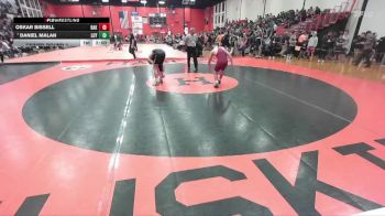 157 lbs Champ. Round 2 - Daniel Malan, Wilmette (LOYOLA) vs Oskar Bissell, DAKOTA