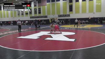 141 lbs Round Of 16 - Mason Gibson, Rutgers-Unattached vs Blake Reihner, Unattached
