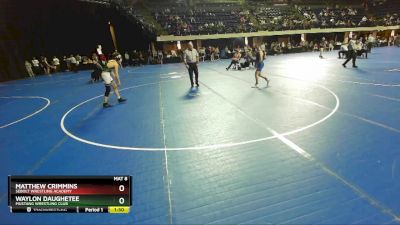 117 lbs Champ. Round 2 - Waylon Daughetee, Mustang Wrestling Club vs Matthew Crimmins, Sebolt Wrestling Academy