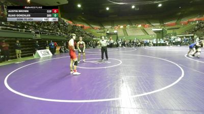 152 lbs Semi To 9th - Austin Brown, Clovis West vs Elias Gonzales, Sanger