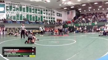 106 lbs Cons. Round 3 - Michael Frye, Columbia (Columbia Station) vs Stamatios Paxos, Hoover (North Canton)