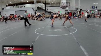 144 lbs Round 3 (8 Team) - Ryder Kolat, Cavalier WC vs Jack Sauer, New England Gold