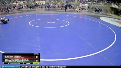 117 lbs Champ. Round 1 - Benjamin Hernandez Jr., Eagle Point Youth Wrestling Cl vs Klayton Perkins, Pleasant Hill Wrestling Club