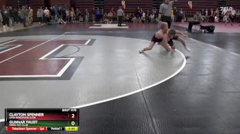 PW-12 lbs Cons. Semi - Gunnar Faust, Indee Mat Club vs Clayton Spenner, Lynx Wrestling Club