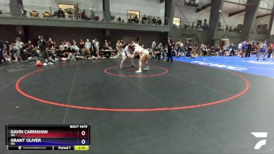 157 lbs Cons. Round 3 - Gavin Carnahan, WA vs Grant Oliver, WA