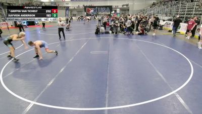 Junior Boys - 165 lbs Quarters - Griffin Van Tichelt, Bulldog Premier Wrestling Club vs Xayvion Anderson, Viking Wrestling Club (IA)