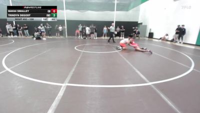 138 lbs Cons. Round 3 - Trindyn Degodt, Hastings Wrestling Club vs Makai Smalley, Open Mats