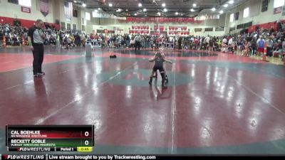 45 lbs Round 1 - Cal Boehlke, No Nonsense Wrestling vs Beckett Goble, Pursuit Wrestling Minnesota