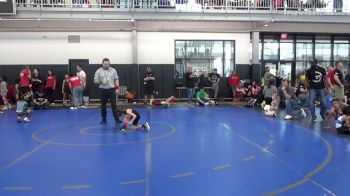 43 lbs Consolation - Batch Ball, UNATTACHED vs Amazin Hall, Roundtree Wrestling Academy