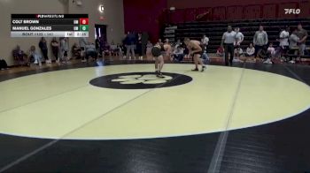 141 lbs Champ. Round 2 - Colt Brown, Montevallo vs Manuel Gonzales, Montevallo