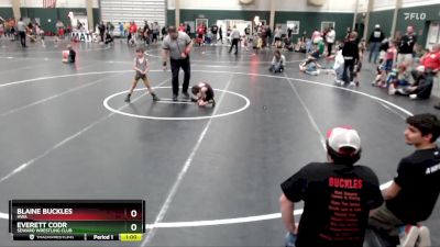 46 lbs Cons. Round 1 - Blaine Buckles, HWA vs Everett Codr, Seward Wrestling Club