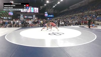 175 lbs Cons. Sub-rd Of 64 - Preston Harms, Minnesota vs Noah Colon, Connecticut