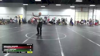 105 lbs Round 6 (8 Team) - Chase Martino, Orchard South vs Breaden Weaver, PA Alliance Blue