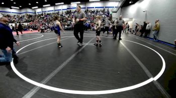 83 lbs Round Of 16 - River Holcomb, Tecumseh Youth Wrestling vs Madilyn Robinson, Harrah Little League Wrestling