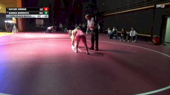 155 lbs 19th Place Match - Danika Murdock, West Liberty vs Kaylee Jordan, Lisbon