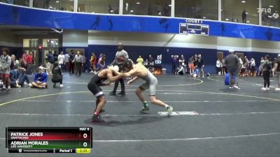 125 lbs Cons. Round 4 - Adrian Morales, Life University vs Patrick Jones, Unattached