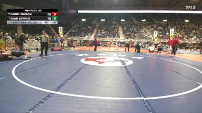 4A-190 lbs Champ. Round 1 - Adam Lownds, Thunder Basin vs Daniel Watson, Evanston