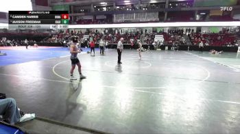 120 lbs Quarterfinal - Jaxson Freeman, Caldwell vs Camden Harris, Kuna