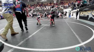 52 lbs Consolation - Easton Lee, Red Ryder Wrestling Club vs Caleb Boyd, Harrah Little League Wrestling