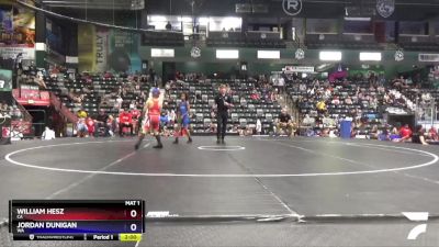 85 lbs Round 3 - William Hesz, CA vs Jordan Dunigan, WA