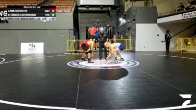 Junior Boys - 190 lbs Champ. Round 2 - Jordan Medina, Vacaville High School Wrestling vs Demetri Clark, Temecula Valley High School Wrestling