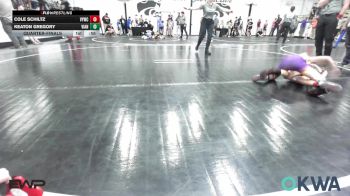 67-70 lbs Quarterfinal - Cole Schiltz, Verdigris Youth Wrestling vs Keaton Gregory, Vian Wrestling Club