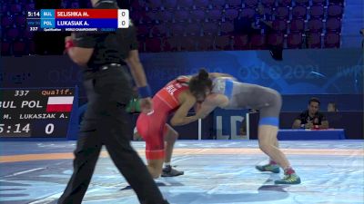 50 kg Qualif. - Miglena Selishka, Bulgaria vs Anna Lukasiak, Poland