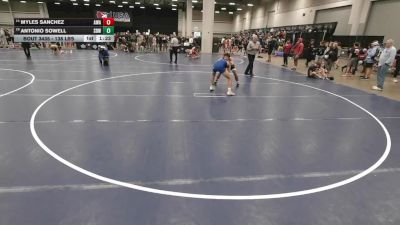 138 lbs Champ. Rd Of 32 - Antonio Sowell, Super D Wrestling vs Myles Sanchez, AMDG Wrestling Academy