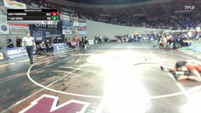 2A/1A Boys 120 Quarterfinal - Lee Issel, Irrigon Boys vs Levi Farrens, Nestucca Boys