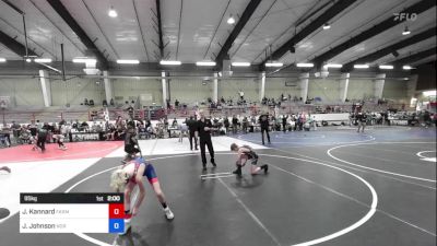 95 kg Quarterfinal - Jd Johnson, Norwood Mavericks vs Joey Kannard, Farmington Youth Wrestling