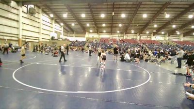 110 lbs Round 2 (4 Team) - Gage Bird, Utah Black vs Hunter Meredith, Black Fox Wrestling