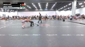80 lbs Quarterfinal - Bristol Pope, RIKA vs Brody Anders, Woodland Wrestling