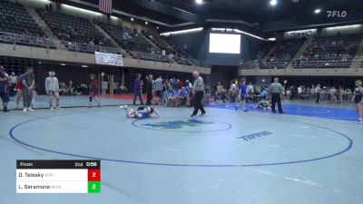 90 lbs Final - Drew Telesky, Norwich vs Luca Seramone, Bear