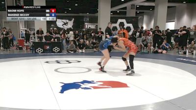 120 lbs Cons. Rd Of 16 - Naomi Kofe, Sanderson Wrestling Academy vs Makenzi McCoy, Sanderson Wrestling Academy