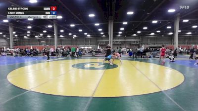 120 lbs 3rd Place - Kelsie Strong, USAW Maine - GHSE vs Faith Jones, Doughgirls - GHSE