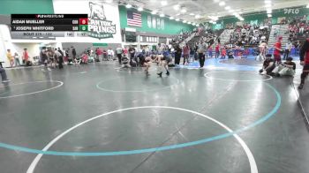 132 lbs Quarterfinal - Joseph Whitford, Santiago Corona vs Aidan Mueller, Corona Senior