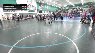 132 lbs Quarterfinal - Joseph Whitford, Santiago Corona vs Aidan Mueller, Corona Senior