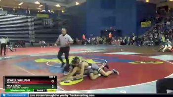 138 lbs Champ. Round 3 - Jewell Williams, Jensen Beach vs Max Stein, Faith Christian Academy