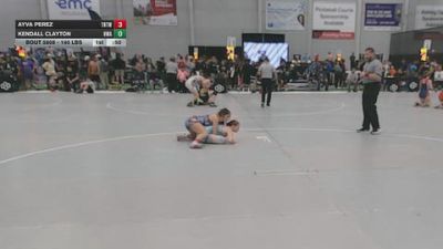 140 lbs Cons. Rd Of 16 - Ayva Perez, TNTWC vs Kendall Clayton, Heartland Wrestling Academy