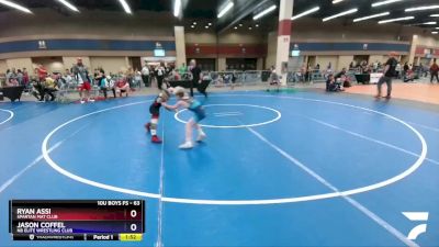 63 lbs Cons. Semi - Ryan Assi, Spartan Mat Club vs Jason Coffel, NB Elite Wrestling Club