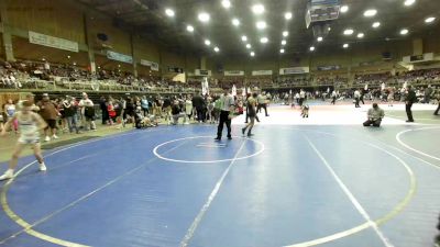 95 lbs Quarterfinal - Brady Clements, Elbert County Wranglers vs Brayden Lucier, Bear Cave