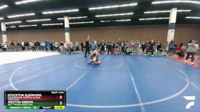 109-111 lbs Round 3 - Weston Gibson, Best Trained Wrestling vs Stockton Slemmons, Weatherford Christian School Wrestling