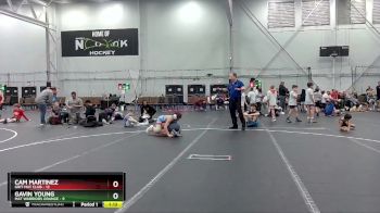 88 lbs Placement (4 Team) - Gavin Young, Mat Warriors Orange vs Cam Martinez, Grit Mat Club
